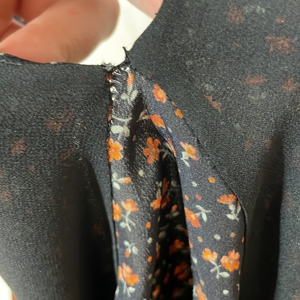 Michael Kors Collection Auburn Multi Vintage Floral Silk Tank Top size 0 - Picture 10 of 11